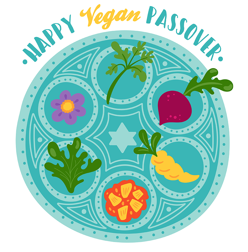 happy vegan Passover