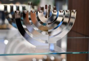 Modern Menorah design