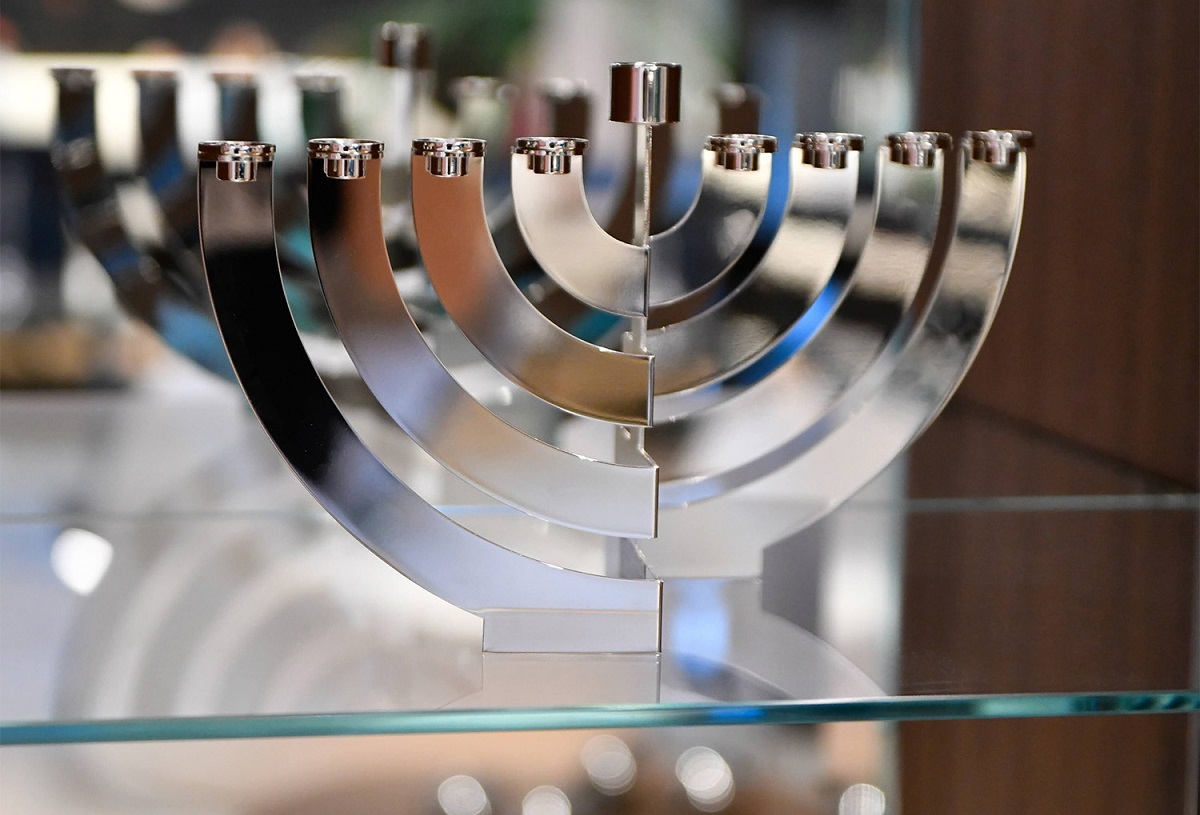 Modern Menorah design