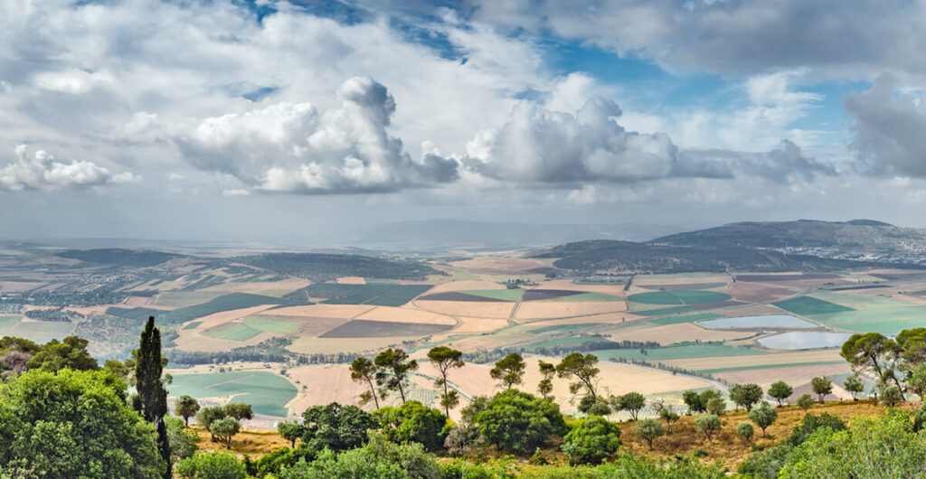 Landscape Jezreel valley