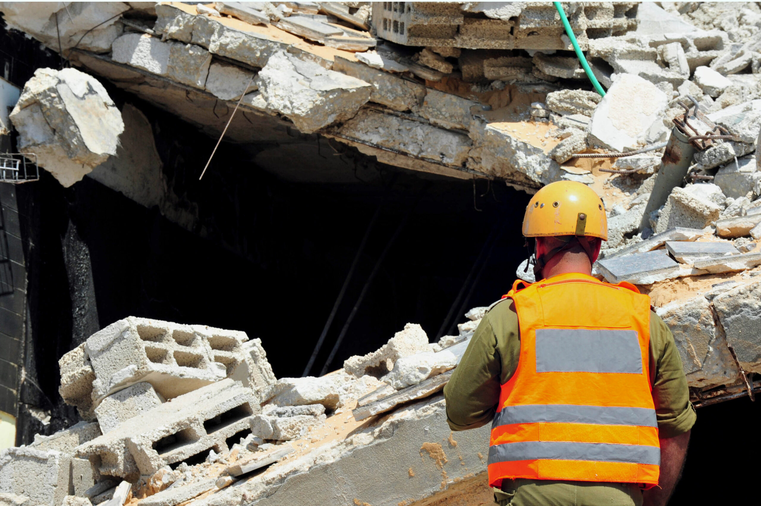 Search and Rescue Through Building Rubble after a Disaster