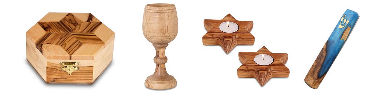 Olive wood by Judaica Webstore