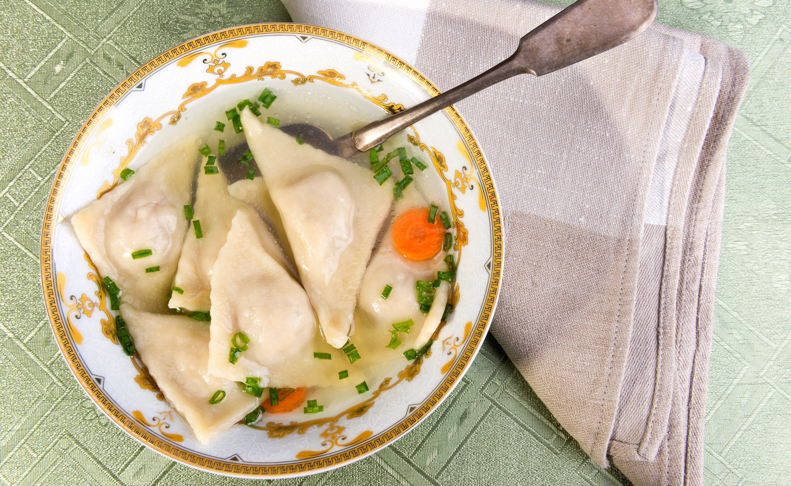 Jewish dumplings -  kreplach