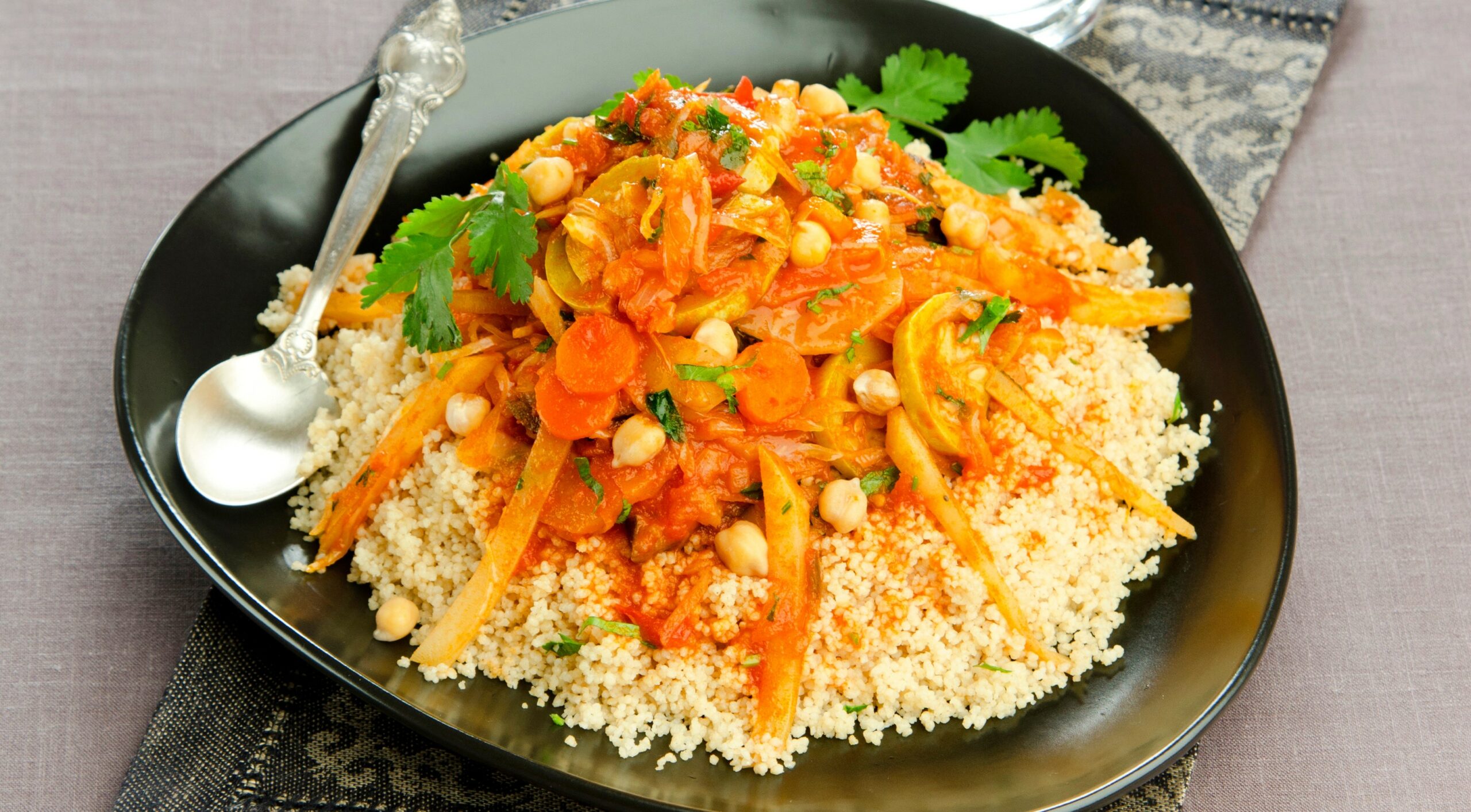 cous cous with seven vegetables