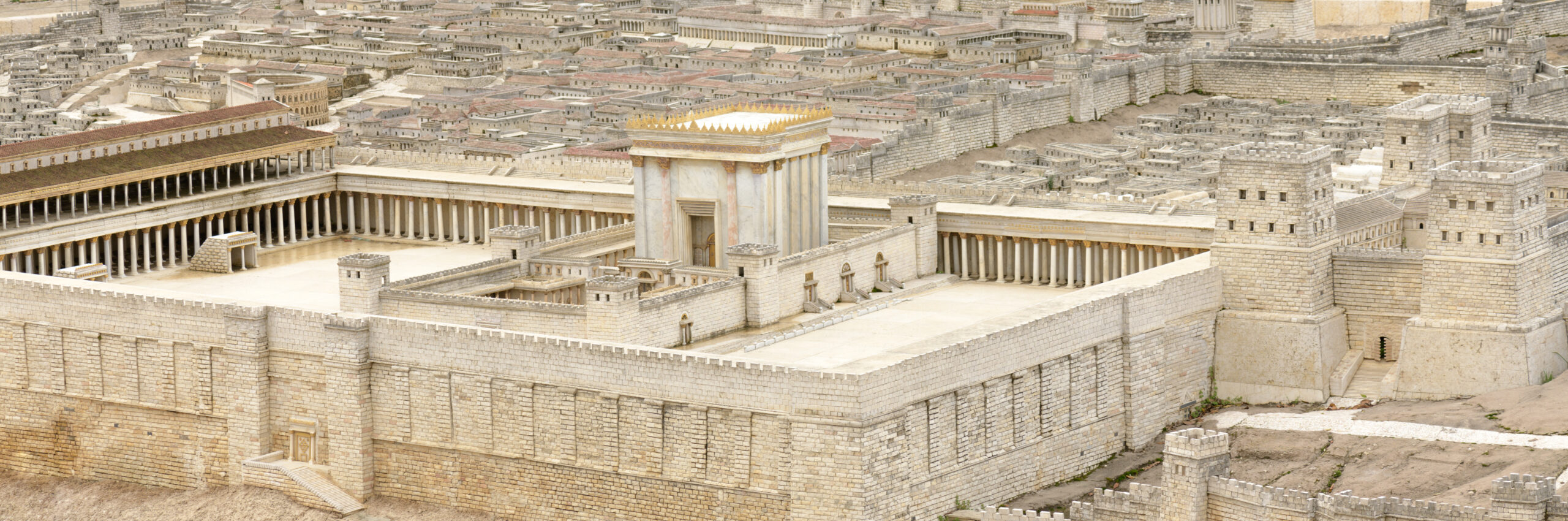 Second Temple - model of the ancient Jerusalem. Israel Museum
