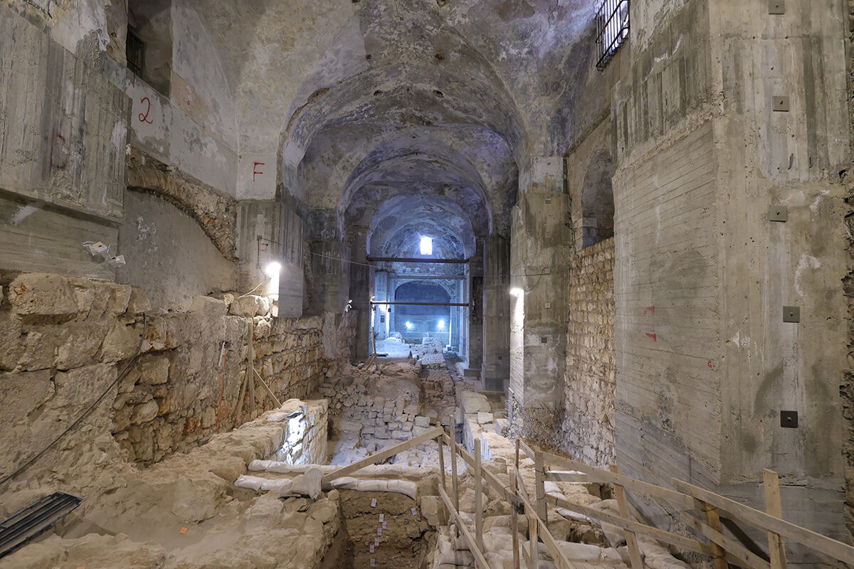 Hasmonean Wall Excavations at the Tower of David Jerusalem Museum