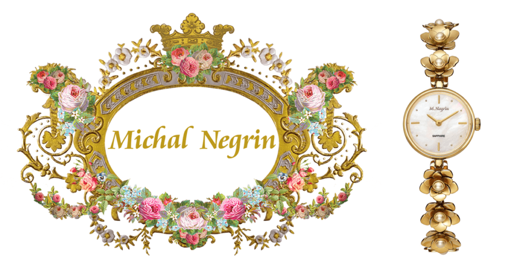 Michal Negrin Logo and watch