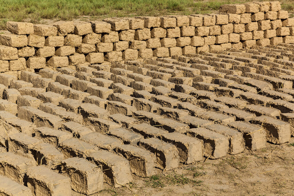 Mudbricks in Egypt